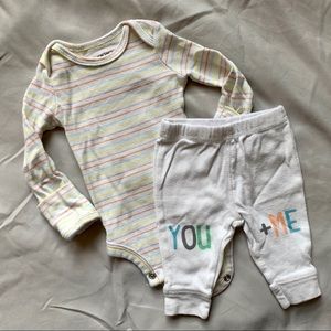 You + Me Newborn Unisex Outfit